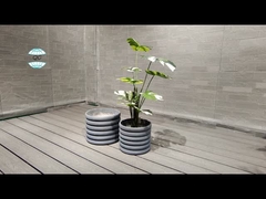 Zrównoważony roślinnik z gliny włóknistej do wystawiania bujnych kwiatów