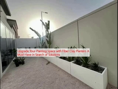 Zmniejsz powierzchnię do sadzenia, używając drzew z gliny włóknistej