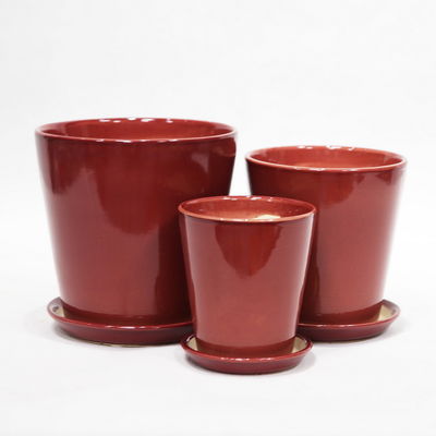 kupować Nowoczesne, błyszczące, kwiatowe, ceramiczne garnki z otworem drenażowym online manufacture
