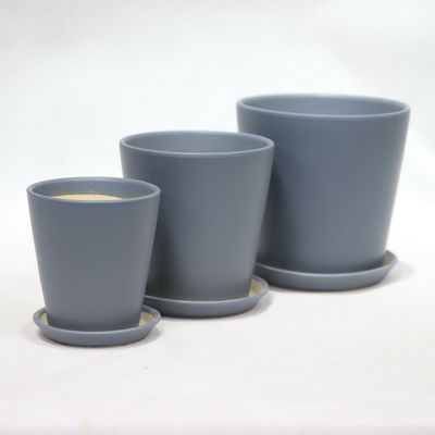 kupować Nowoczesne błyszczące jednokrągłe garnki ceramiczne do wyświetlania zieleni w pomieszczeniach online manufacture