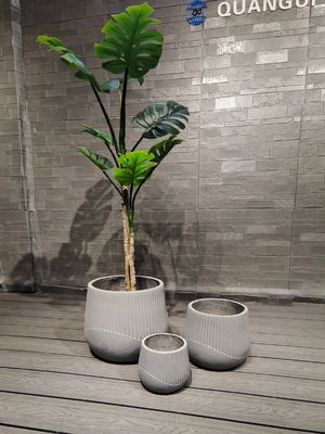kupować Wnętrze hotelowe ogród dom wzmocniony glina plantator glina włókno nowoczesny design online manufacture