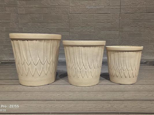 kupować Wnętrze hotelowe ogród dom wzmocniony gliniany plantator z otworami drenażowymi i wbudowanym systemem online manufacture