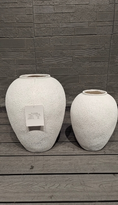 kupować Drainage Holes in Round Fiber Cement Pot A Must-Have for Plant Lovers online manufacture