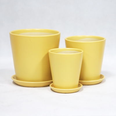 Błyskotliwe białe, nowoczesne okrągłe garnki ceramiczne do dekoracji wnętrz i zewnętrznych