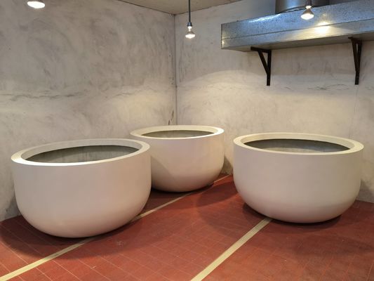 Ceramiczne lub włókno szklane na zamówienie doniczki do dekoracji wewnętrznej i zewnętrznej