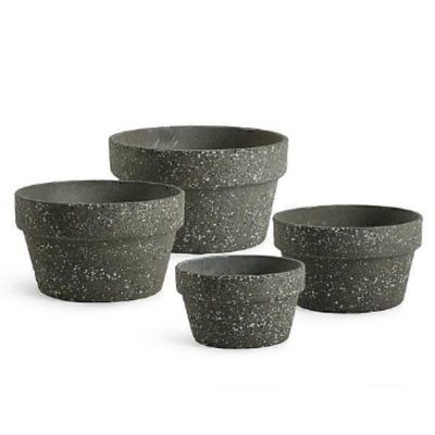 Stylowy ceramiczny garnek z otworem drenażowym dla roślin wewnętrznych i zewnętrznych