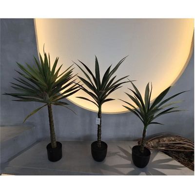 UV-odporne na światło naturalne fałszywe rośliny 100-120 cm do dekoracji wewnętrznej i zewnętrznej