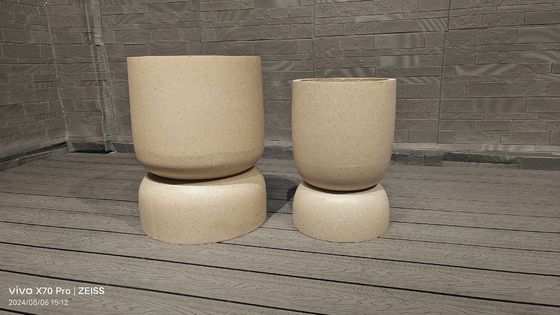 Nowoczesny, włókno gliniany, roślinnik D460*H70 Lekkie, wszechstronne