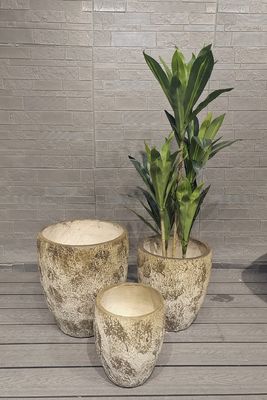 Wysoki, ziemny, okrągły, gliny włóknistej, lekki, trwały garnek na dachu